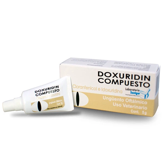 Doxuridin Compuesto 5 gr ungüento oftálmico - Santgar Doxuridin Compuesto 5 gr ungüento oftálmico - Santgar